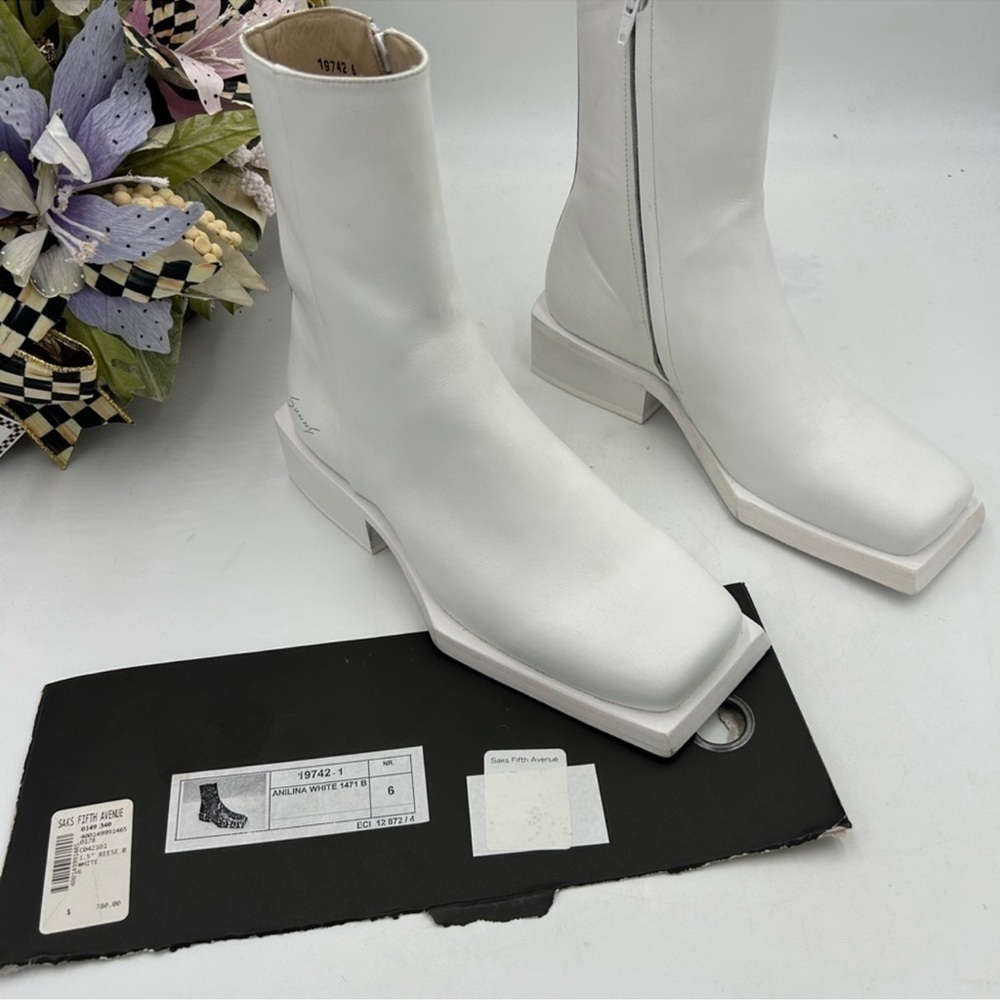 Men’s Sunni Sunni block heel leather boots size 6, made in Portugal - Picture 2 of 10